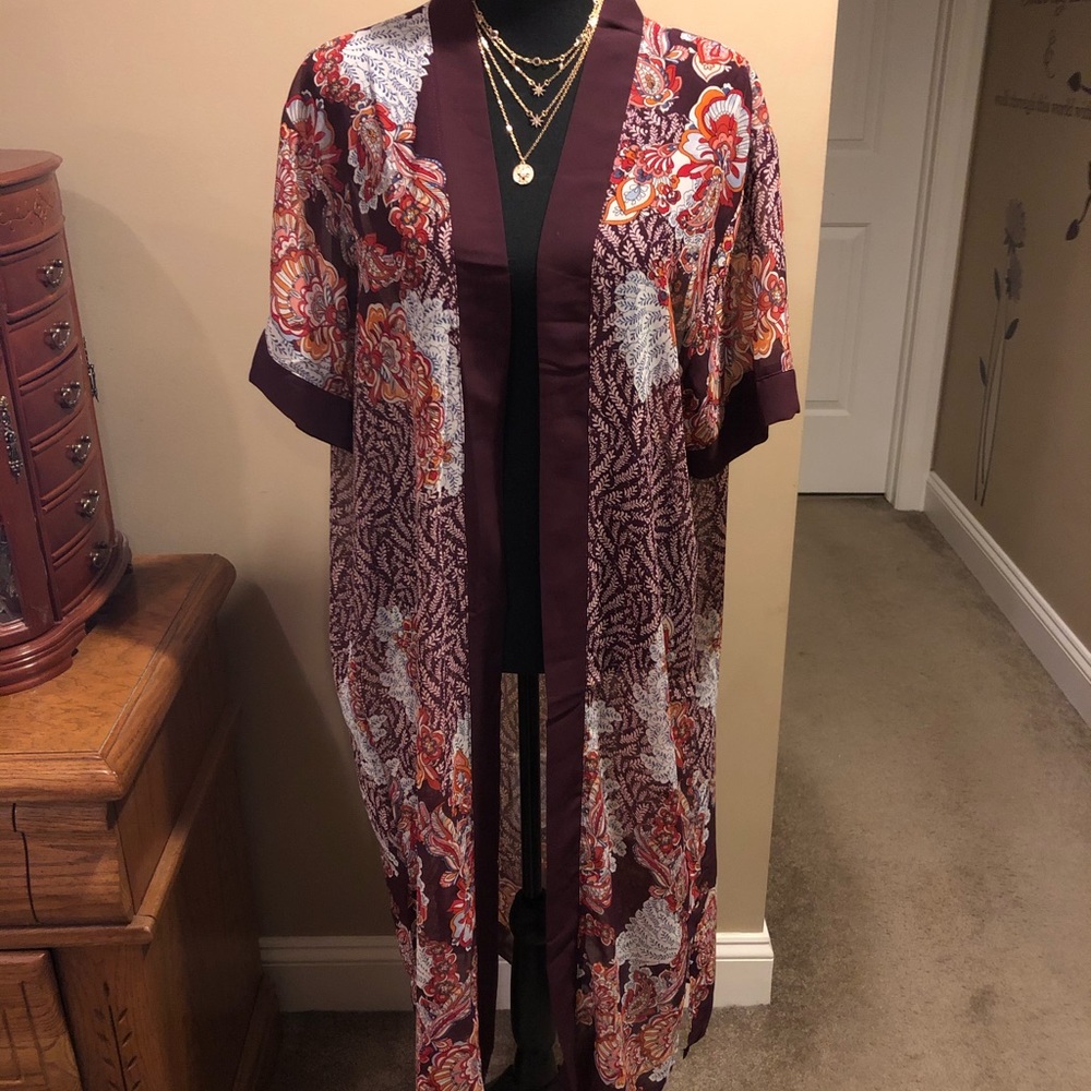 Kimono Cardigan, Duster Length